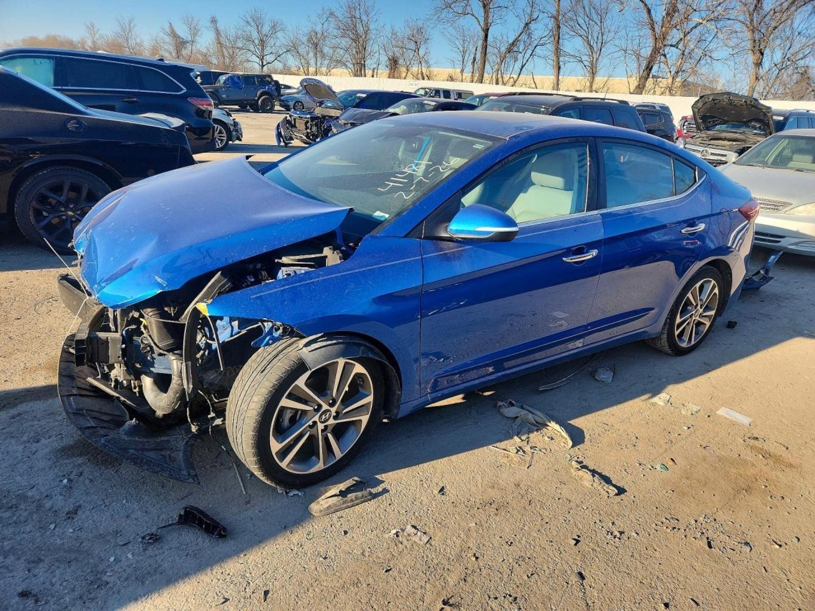 2017 HYUNDAI ELANTRA RR Door Trim Panel