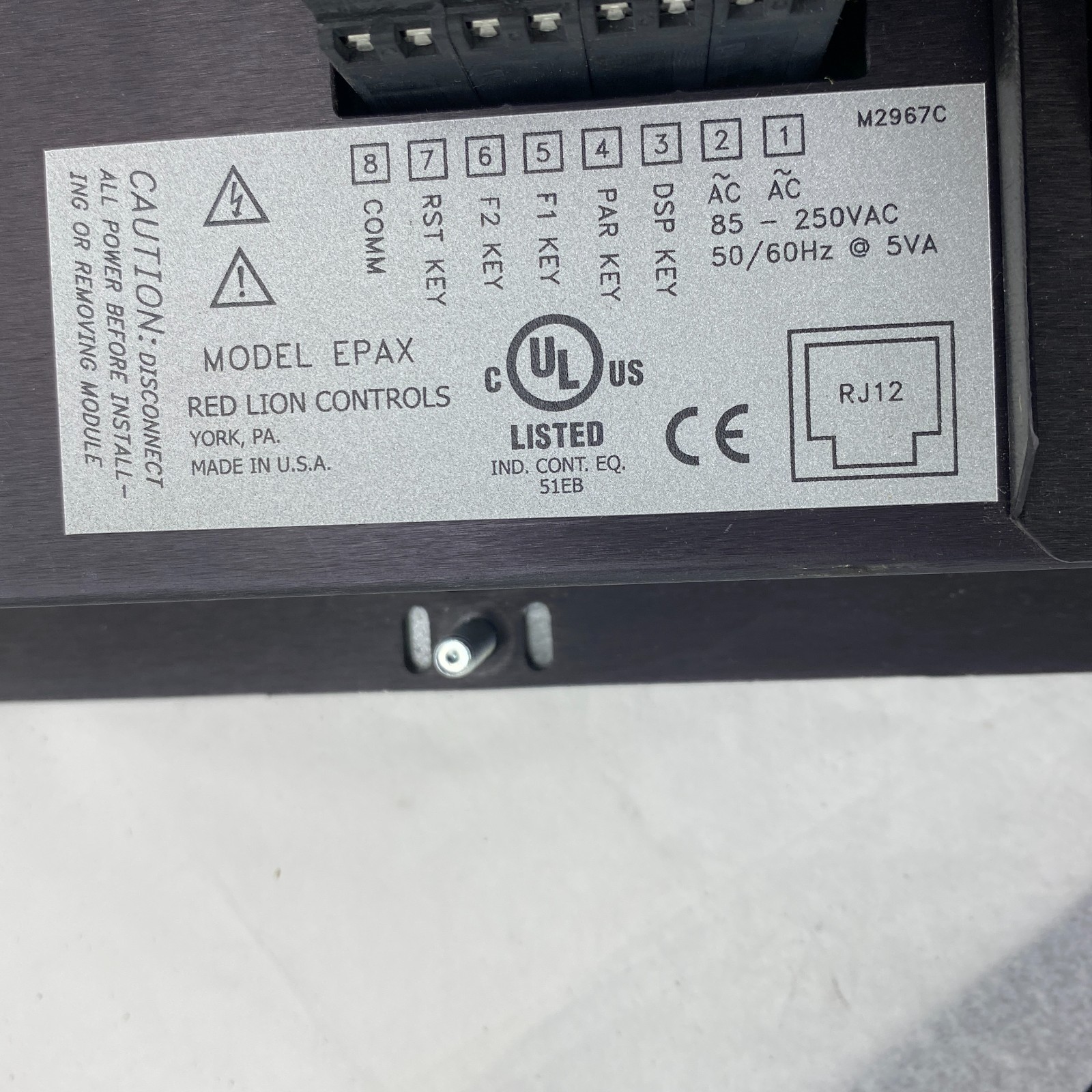RED LION MODEL EPAX LED DIGITAL PANEL MULTI-FUNCTION METER 85-250VAC 50/60HZ 🎯