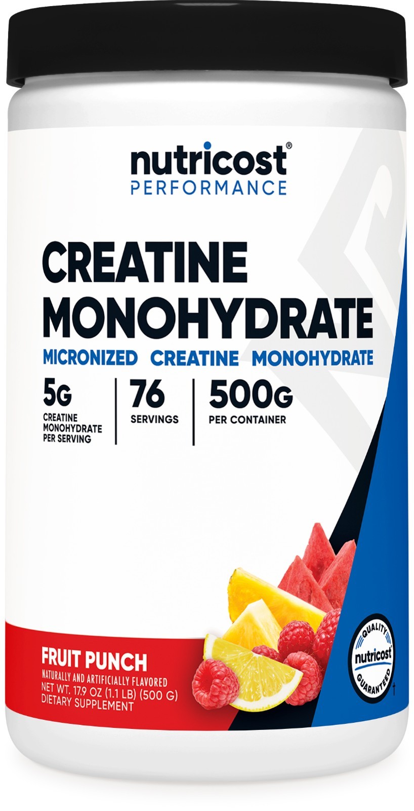 Nutricost Creatine Monohydrate Powder (500G) (Fruit Punch)