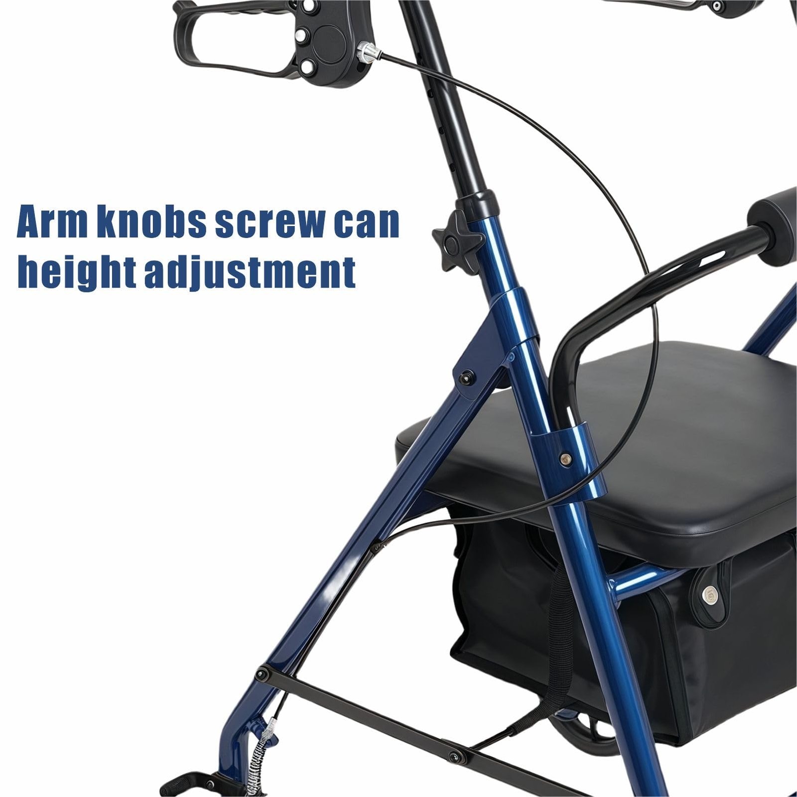 Rollator Walker Replacement Knobs - Arm Height Adjustment Knobs for 3 or 4