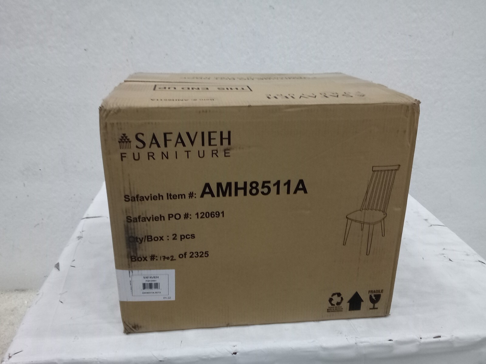 Safavieh Burris Side Chair, Reduced Price 2172716065 AMH8511A-SET2