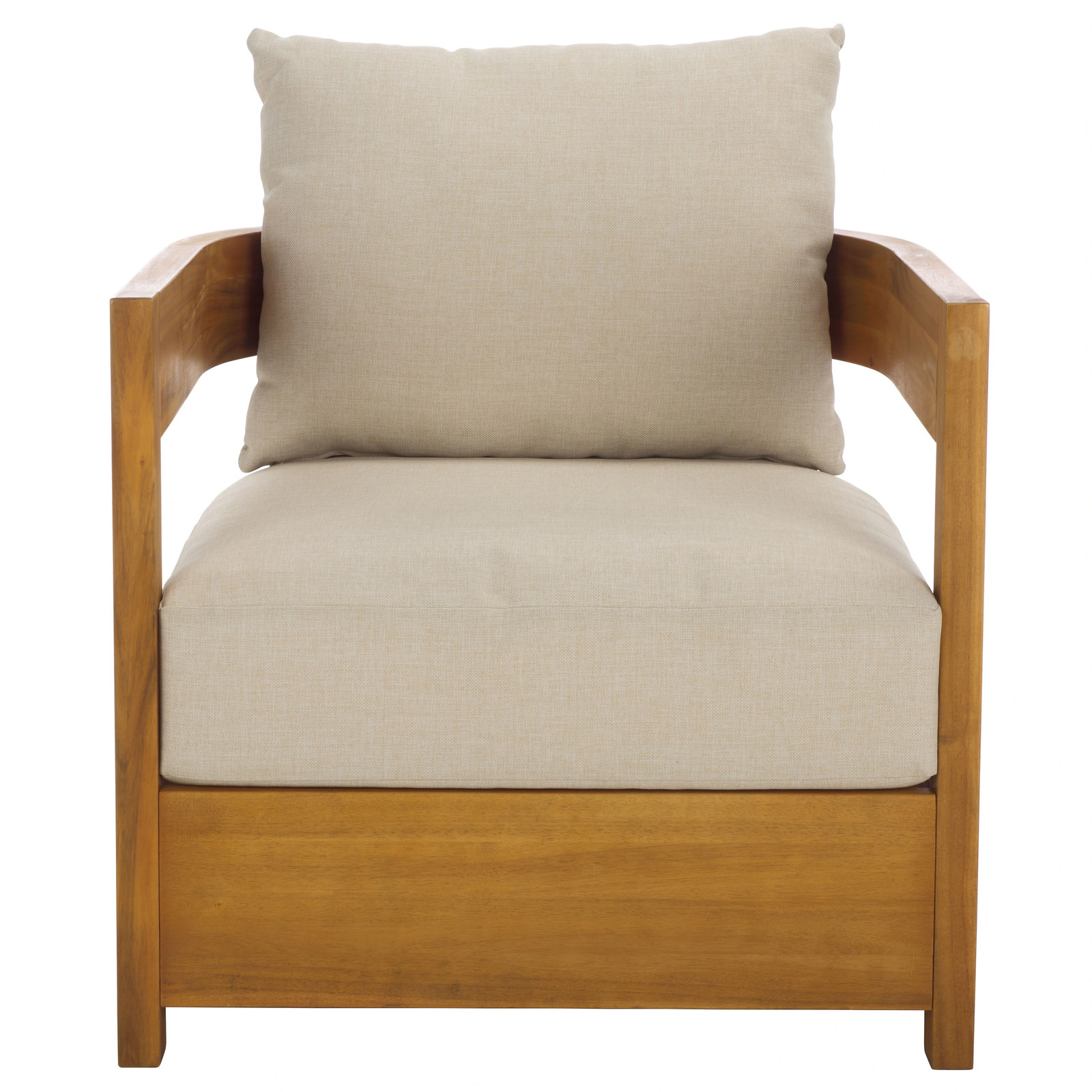 SAFAVIEH Outdoor Patio Furniture Kento Armchair (Set of 2) - 27"W x 29"D x 25"H
