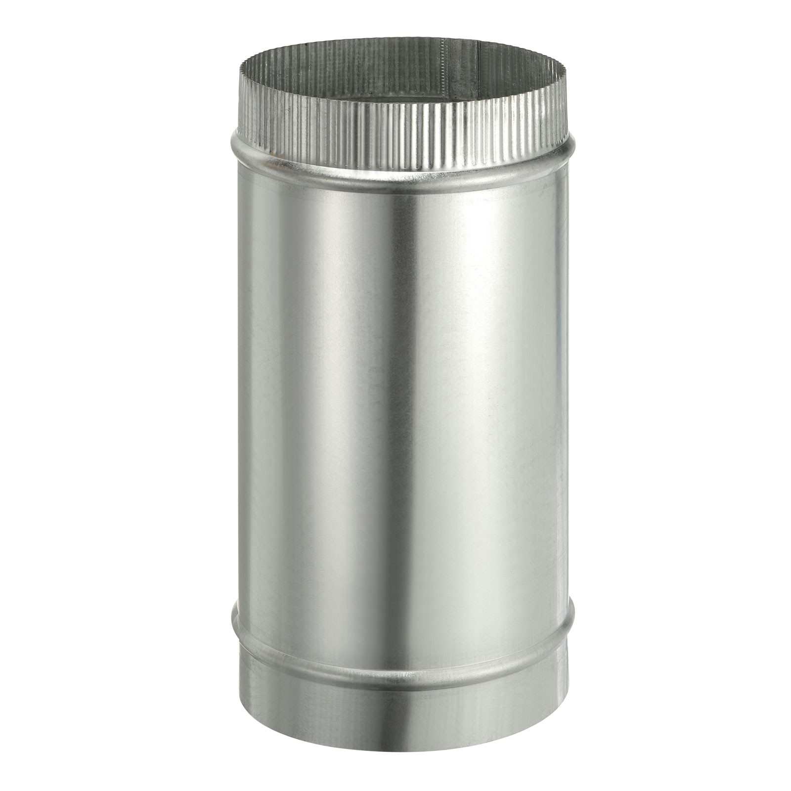 6 x 12 Inch Round Dryer Duct, 1PCS Galvanized Steel Air Vent Duct, Silver