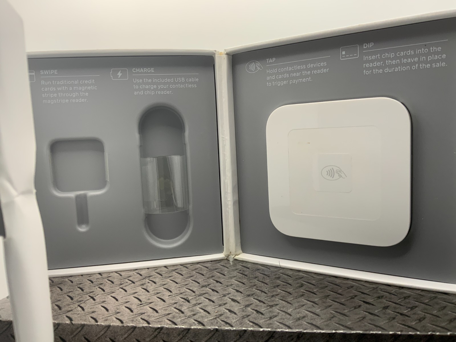Square - Old Square Reader Model S6 *NO CORDS, USED, UNTESTED* Read Description