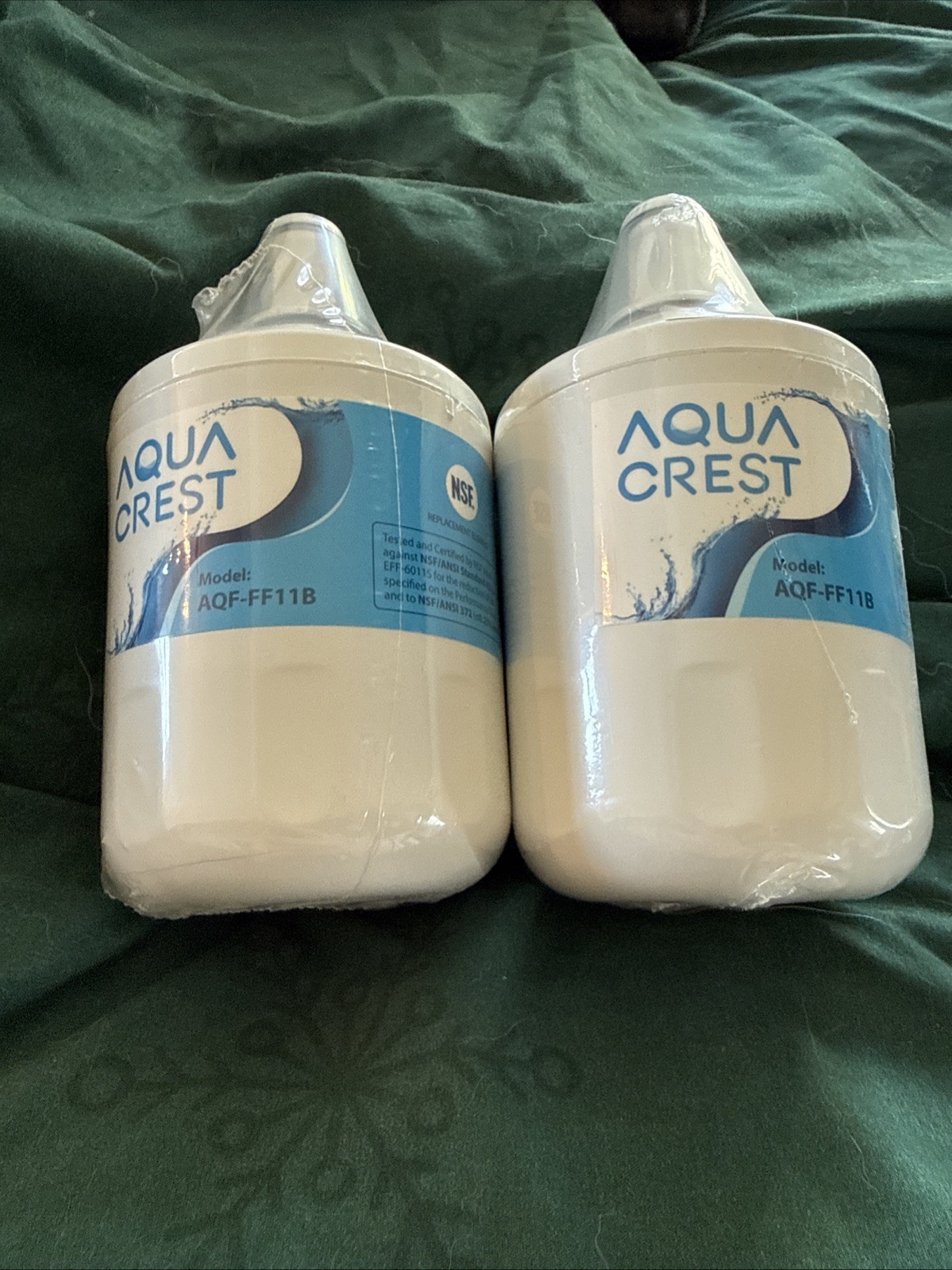 2 Pack Aqua Crest Refrigerator Water Filter AQF-FF11B New Sealed Samsung