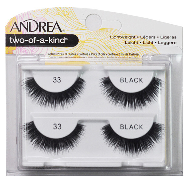 Andrea Two-of-a-Kind Twin Pack #33 Black Lashes