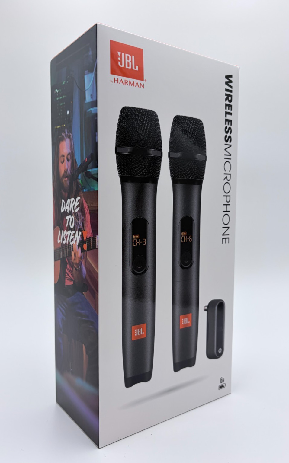JBL Dual Wireless Microphone System for PartyBox Speaker Karaoke Mic Set New