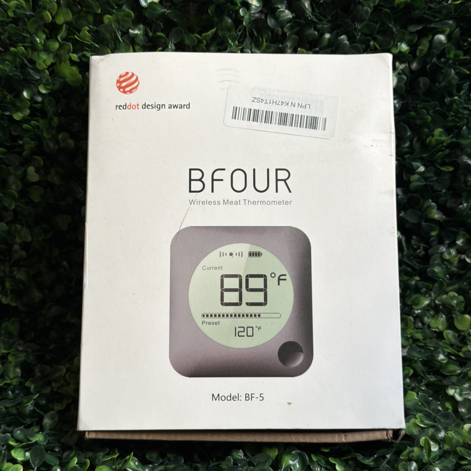 BFOUR Meat Thermometer Wireless Bluetooth, LCD Digital Meat Thermometer BF-5 EUC