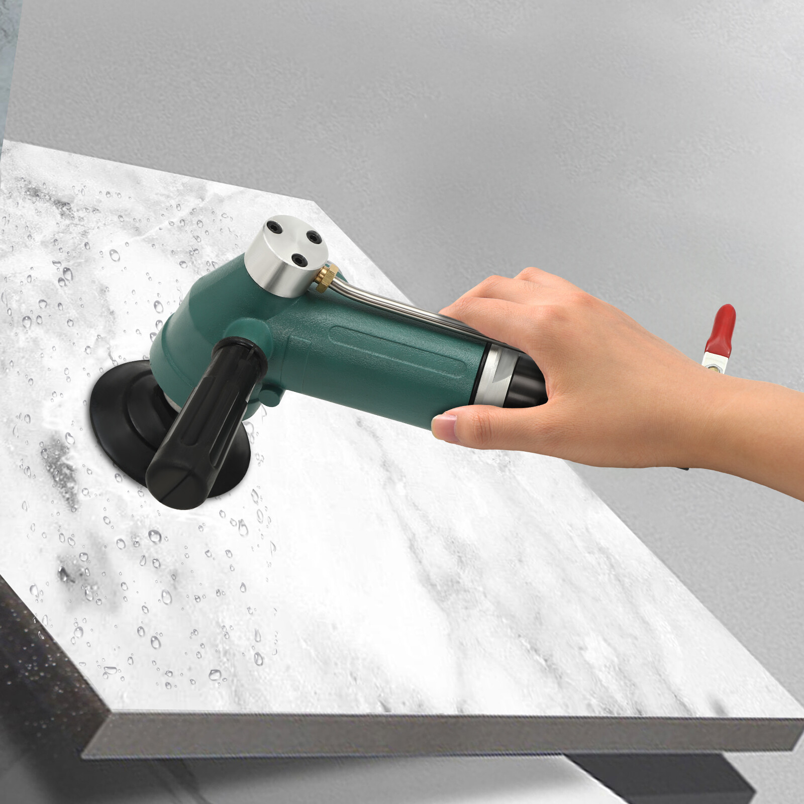 Air Wet Sander 10000rpm Pneumatic Grinder Marble Jade Stone Concrete Polisher