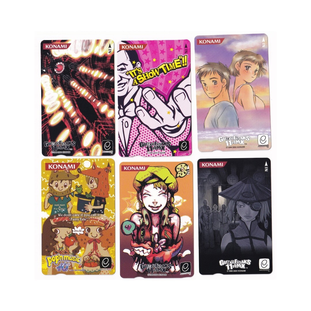 Music Arcade Memory Card Lot of 6 NEW/UNREGISTERED
