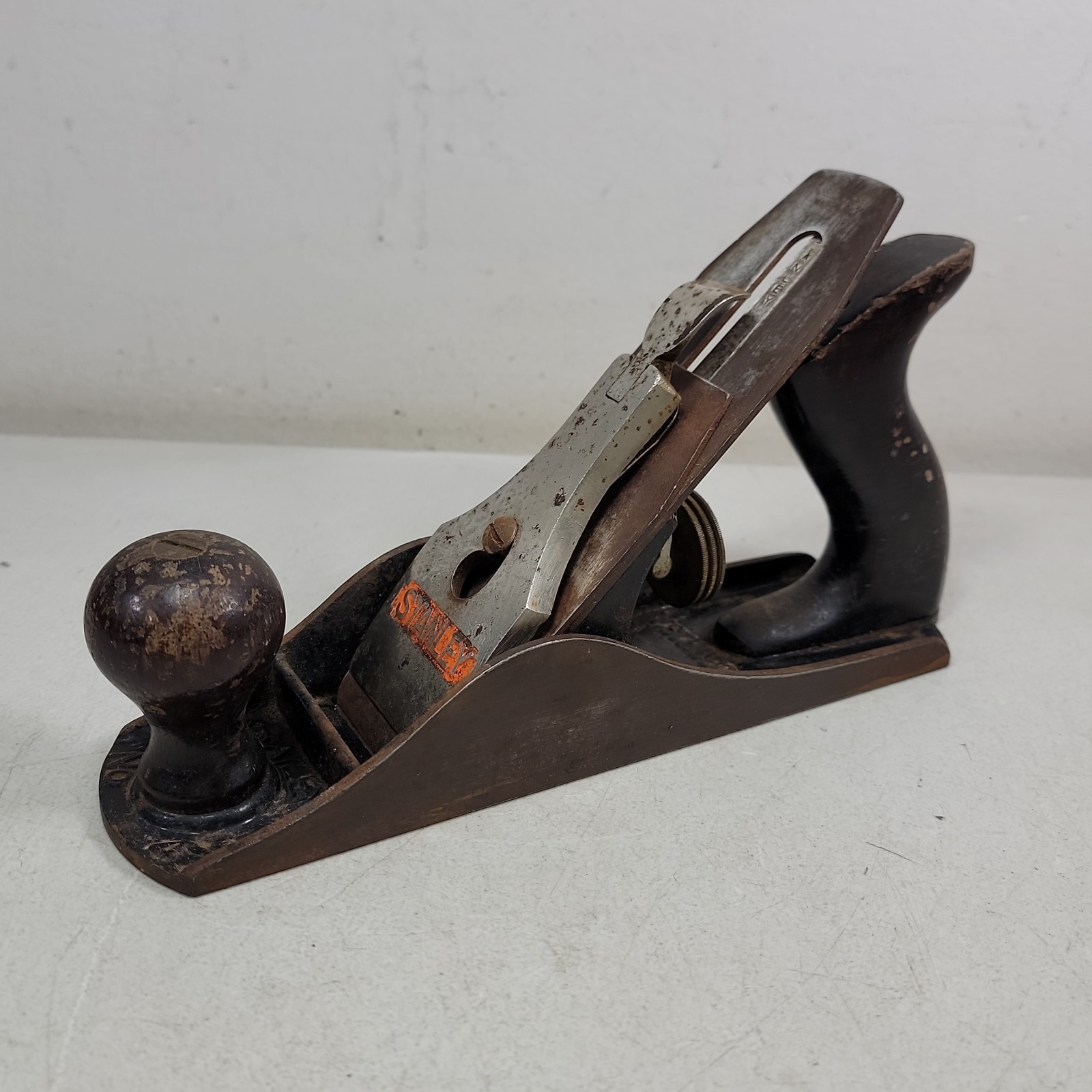 Vintage Stanley No 4 Smooth Bottom Bench Plane Wood Plane Type 19