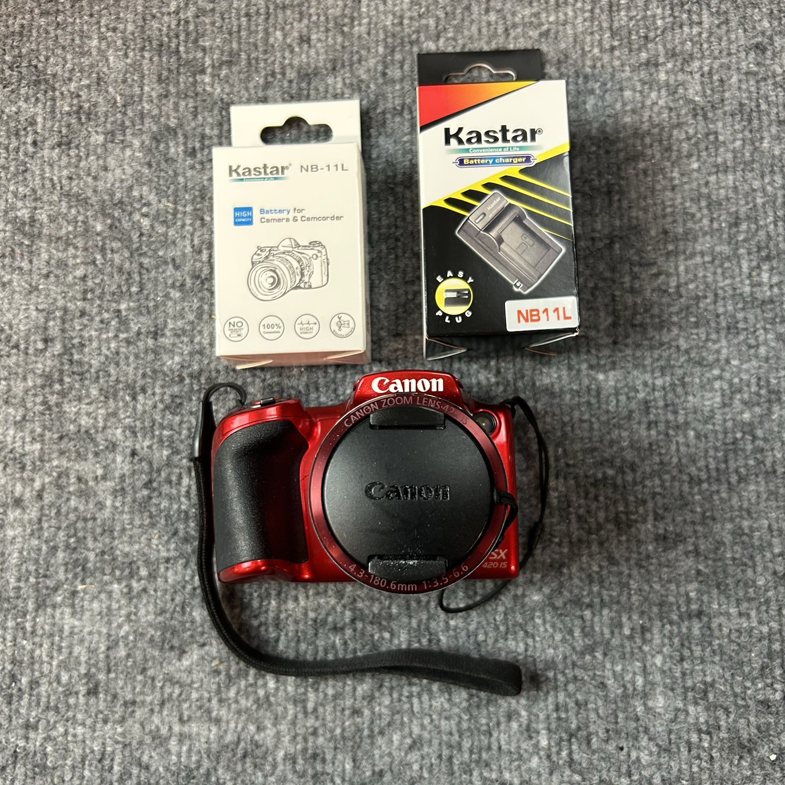 Canon PowerShot SX420 IS Wi‑Fi Digital Camera | 42x Zoom | New Battery Charger