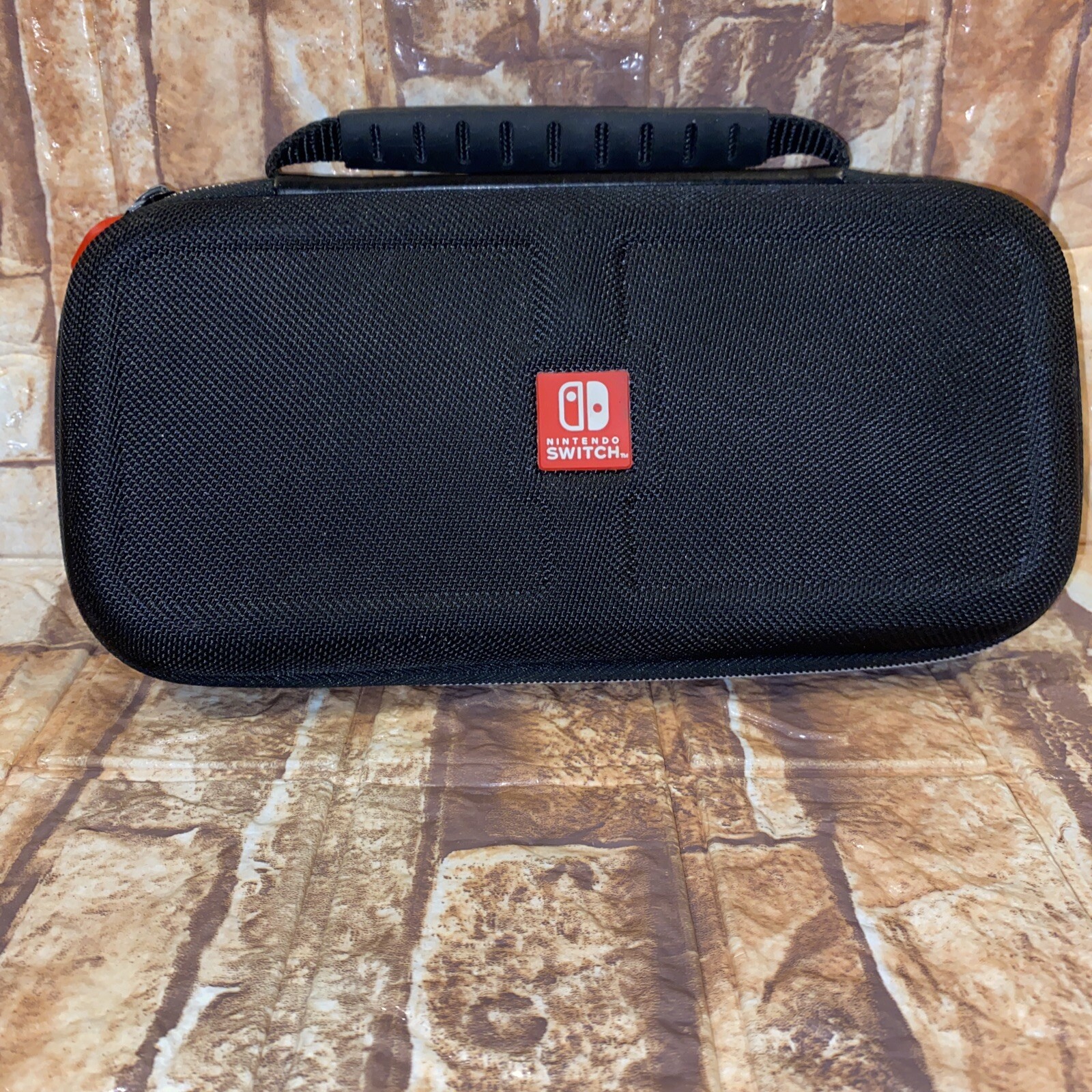 Official Nintendo Switch Traveling Carrying Case Black OEM 2018 10”