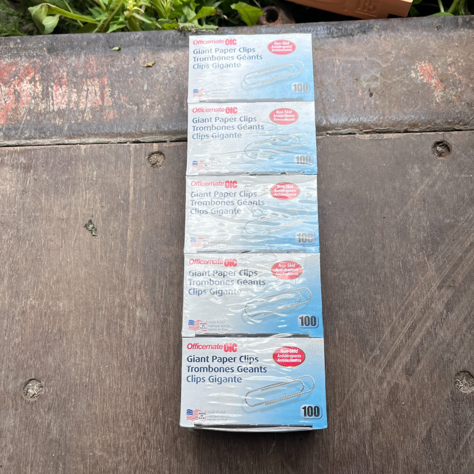 Officemate 99915 Giant Paper Clips Large Silver Steel 10 Boxes (100 Each)