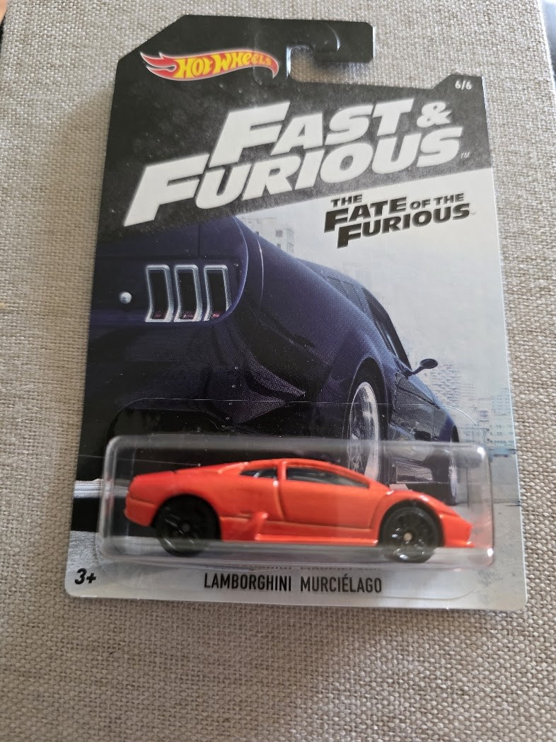 Hot Wheels Fast & Furious Fate of the Furious Lamborghini Murcielago 6/6 Orange