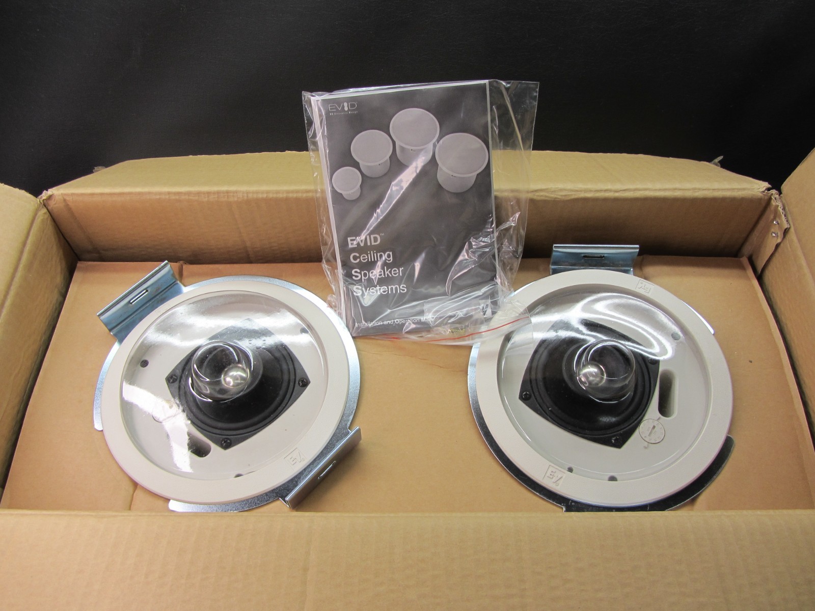 Electro-Voice C4.2 4-Inch Ceiling Two-Way Speakers (Pair) open box