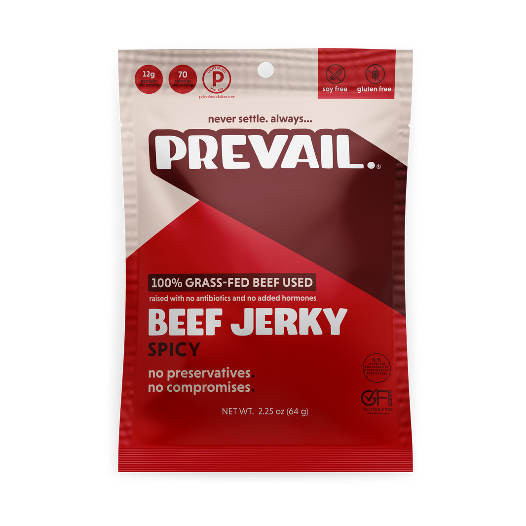 Prevail Spicy Grass-Fed Beef Jerky 2.25oz