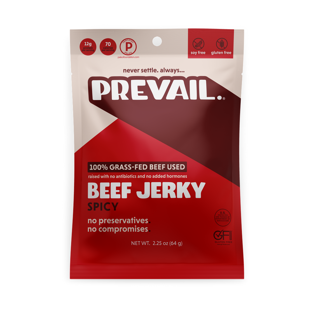 Prevail Spicy Grass-Fed Beef Jerky 2.25oz