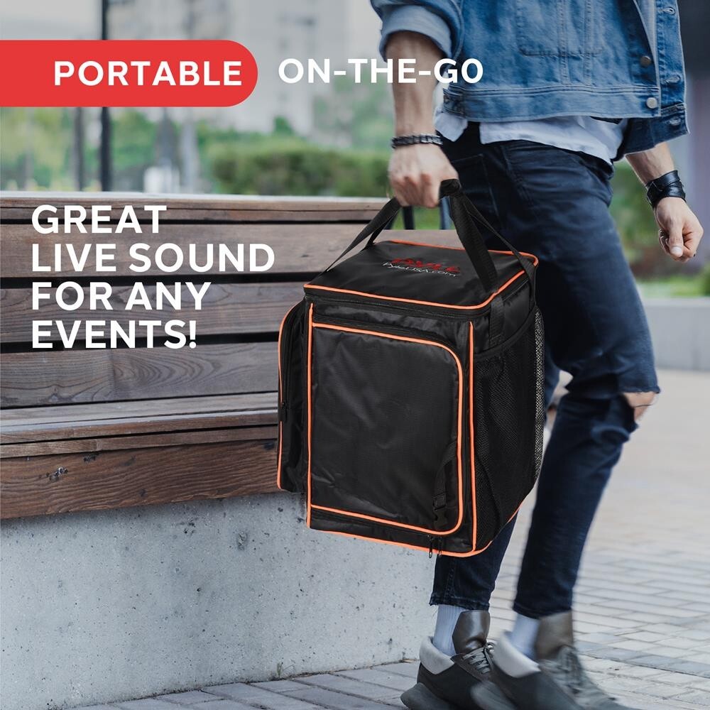Pyle 100 Watt Portable BT Party Speaker w/ Built-in Rechargeable Battery