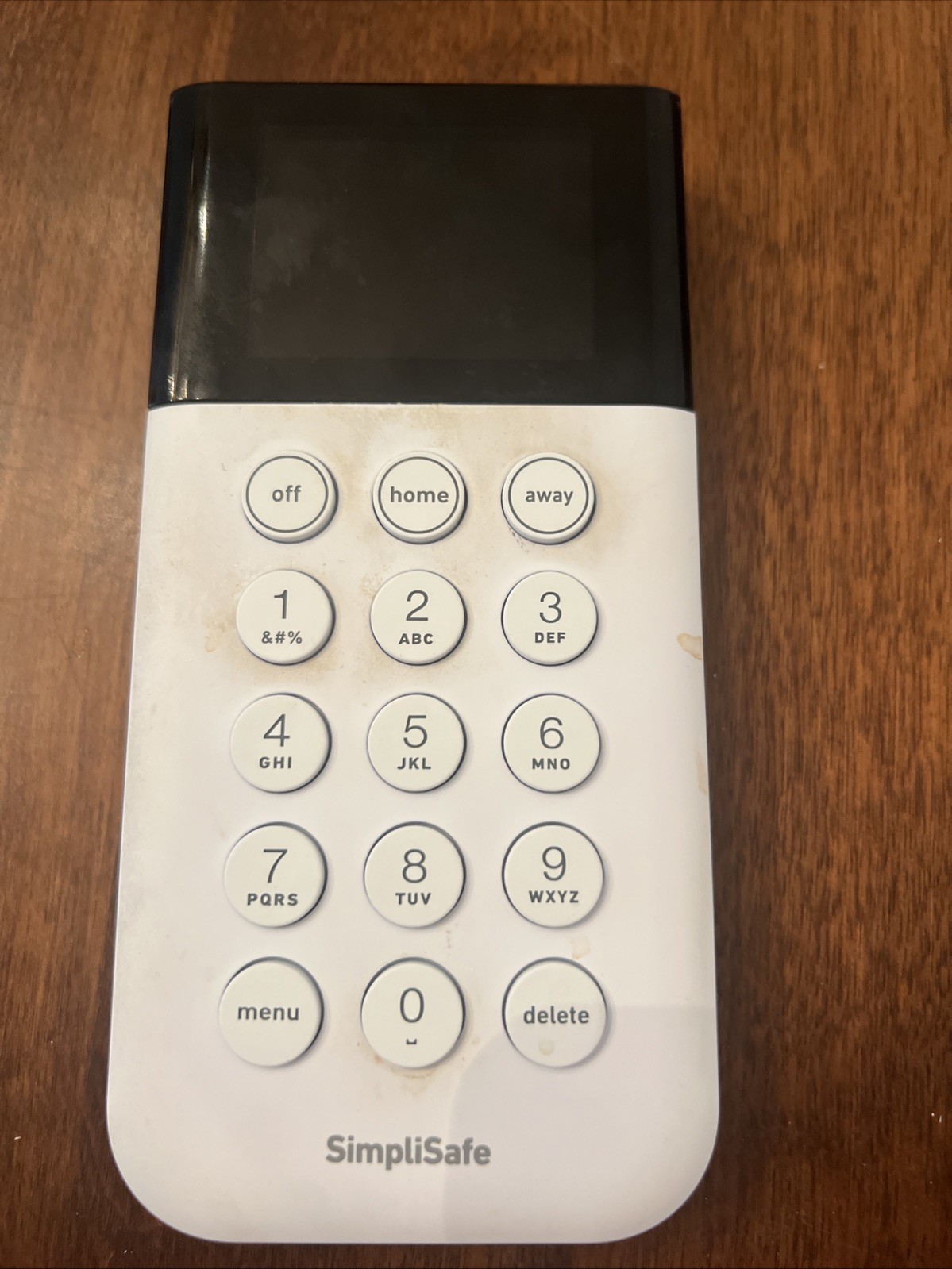 SimpliSafe Keypad White Wireless Touch-to-Wake Smash Safe SSKP3-W