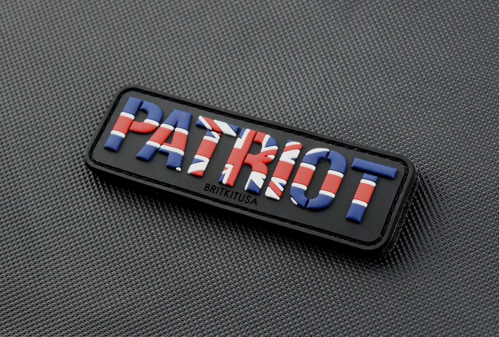 British Patriot 3D PVC Rubber Uniform Patch Union Jack Bulldog Spirit Britain