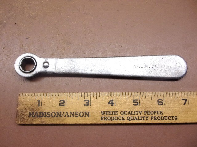 Early Unbranded Flip-Flop 1/2"  Ratchet Wrench in Clean Condition USA Works Gr8
