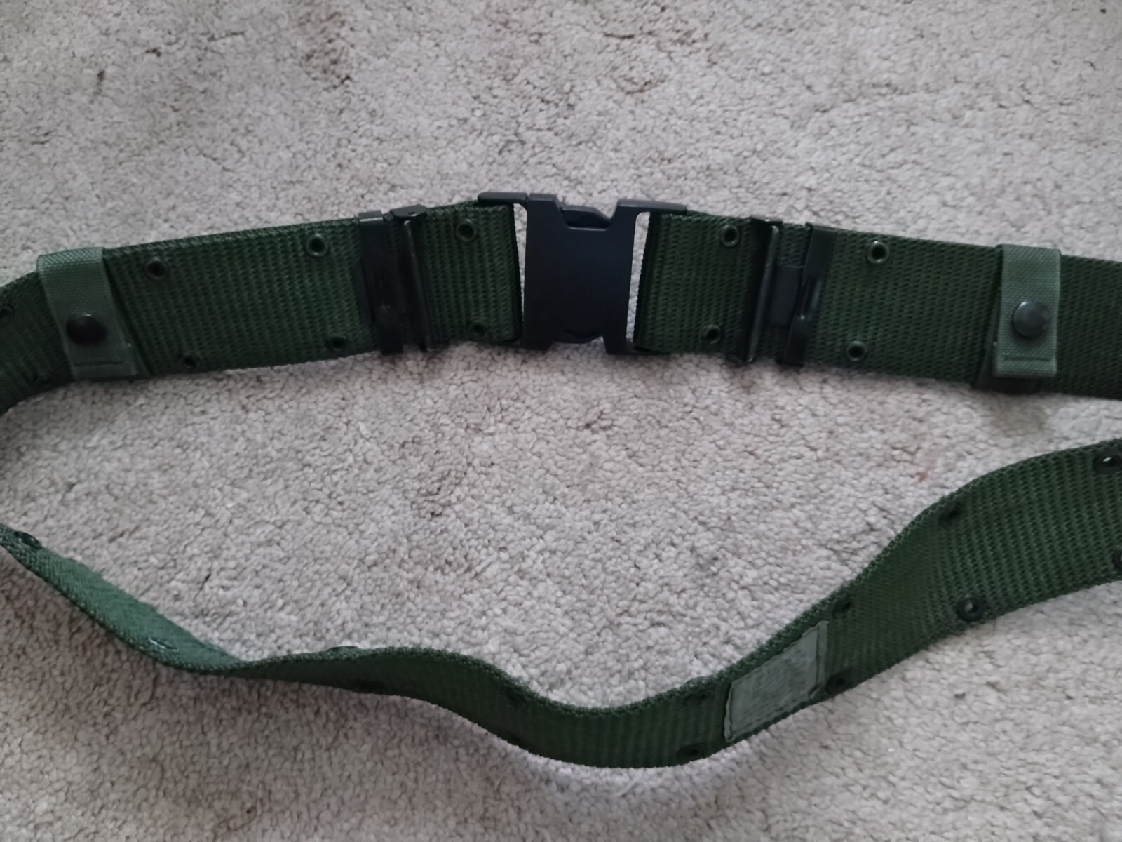U.S. ARMY MILITARY Individual Equipment Nylon Belt Size Large