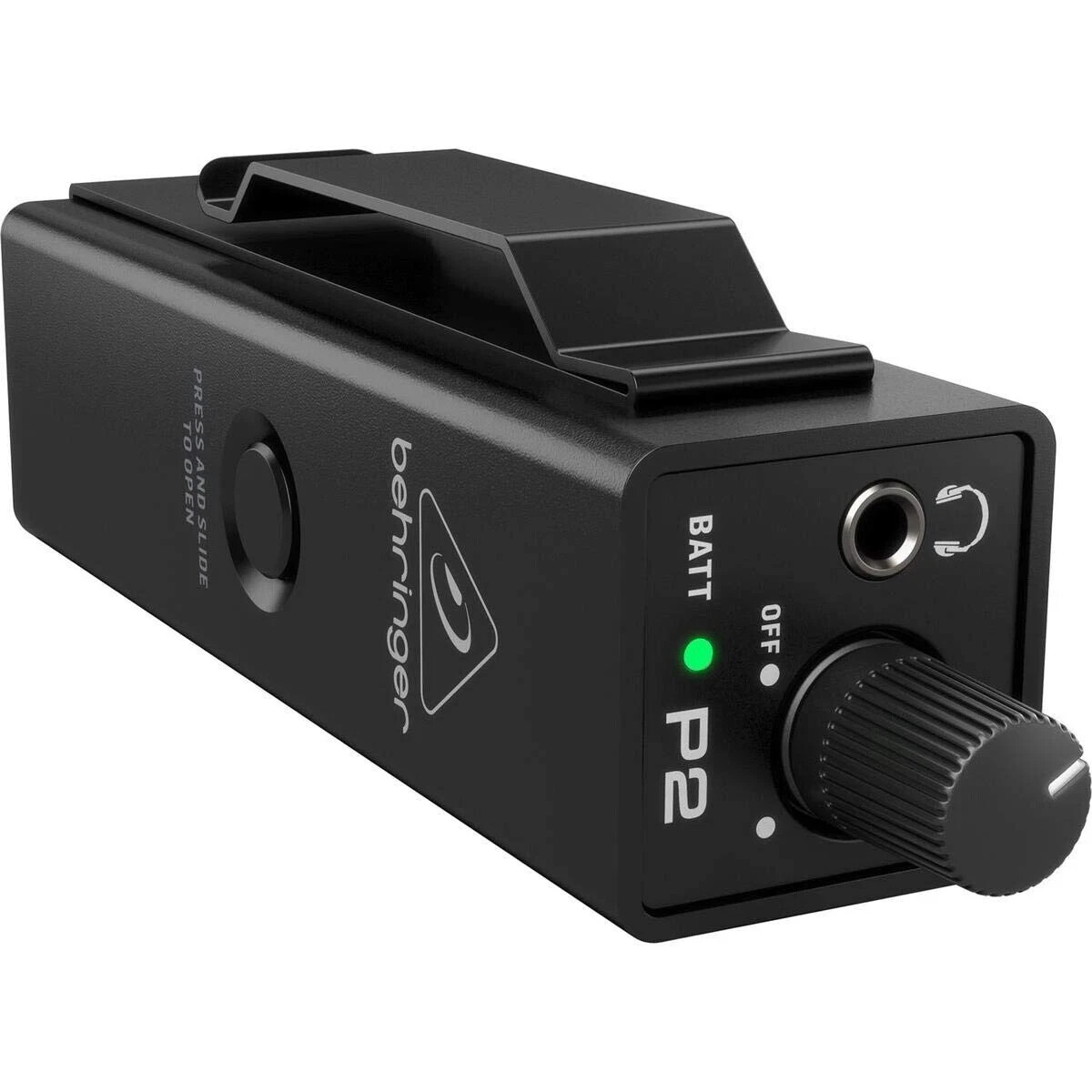Behringer Powerplay P2 Ultra-Compact Personal In-Ear Monitor Amplifier Black NEW