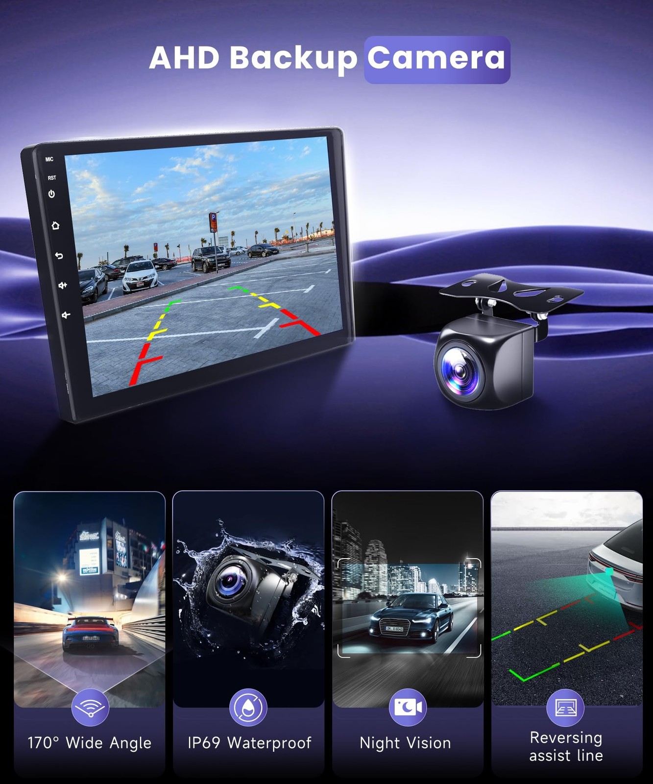 4G+64G Car Radio Stereo for Toyota RAV4 2007-2011, 10.1inch IPS Touch Screen/...