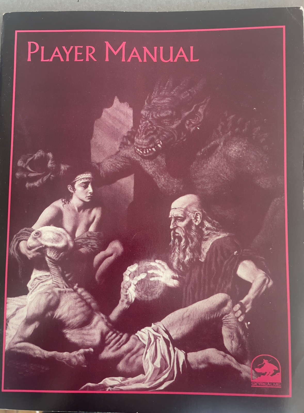 Skyrealms of Jorune RPG 1985 Player Manual Pink & Tauther Guide Blue Books OOP