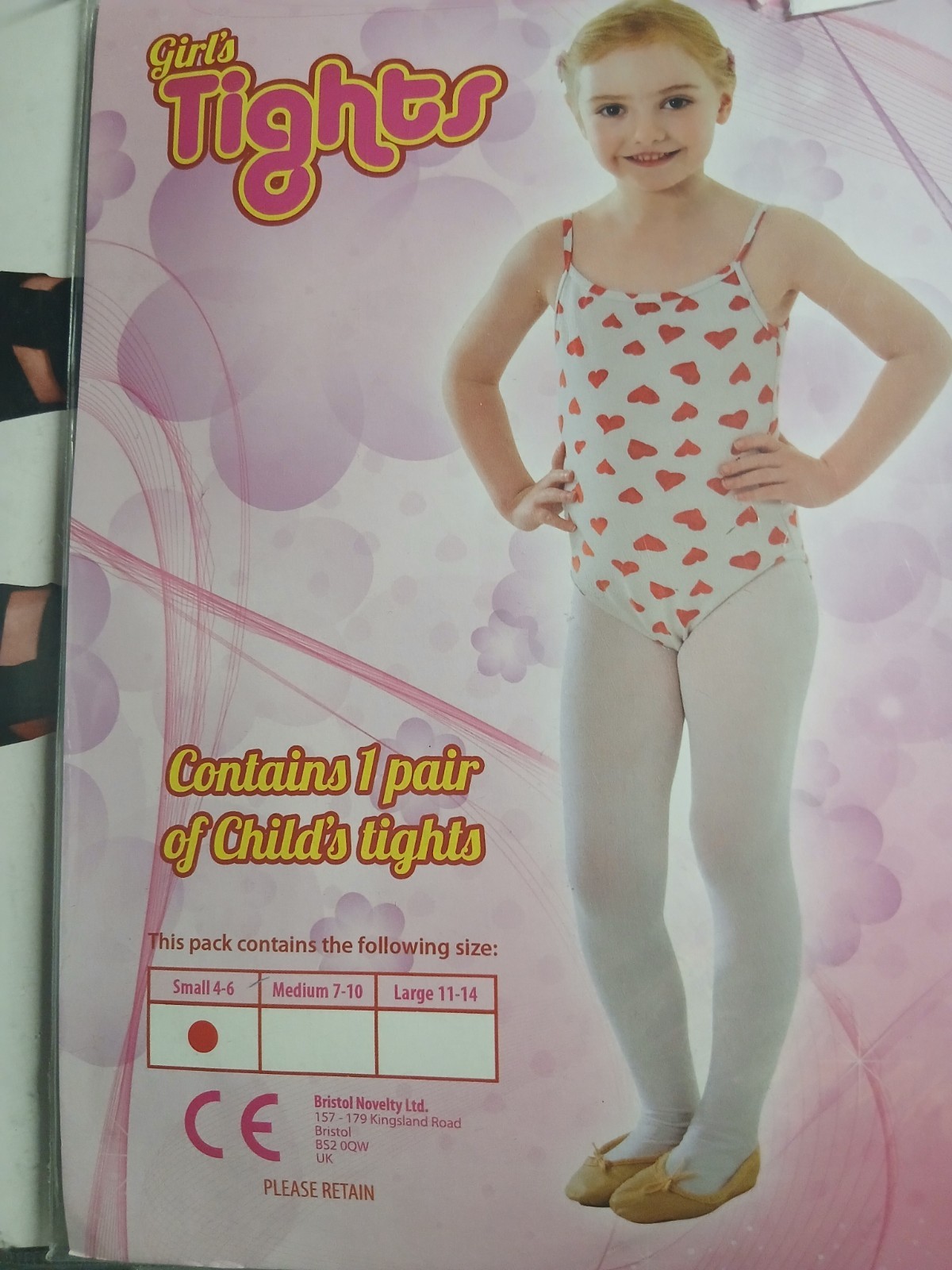 Girls red  tights Hoisey Stockings Fancydress Festival Cosplay dance ballet 4-6