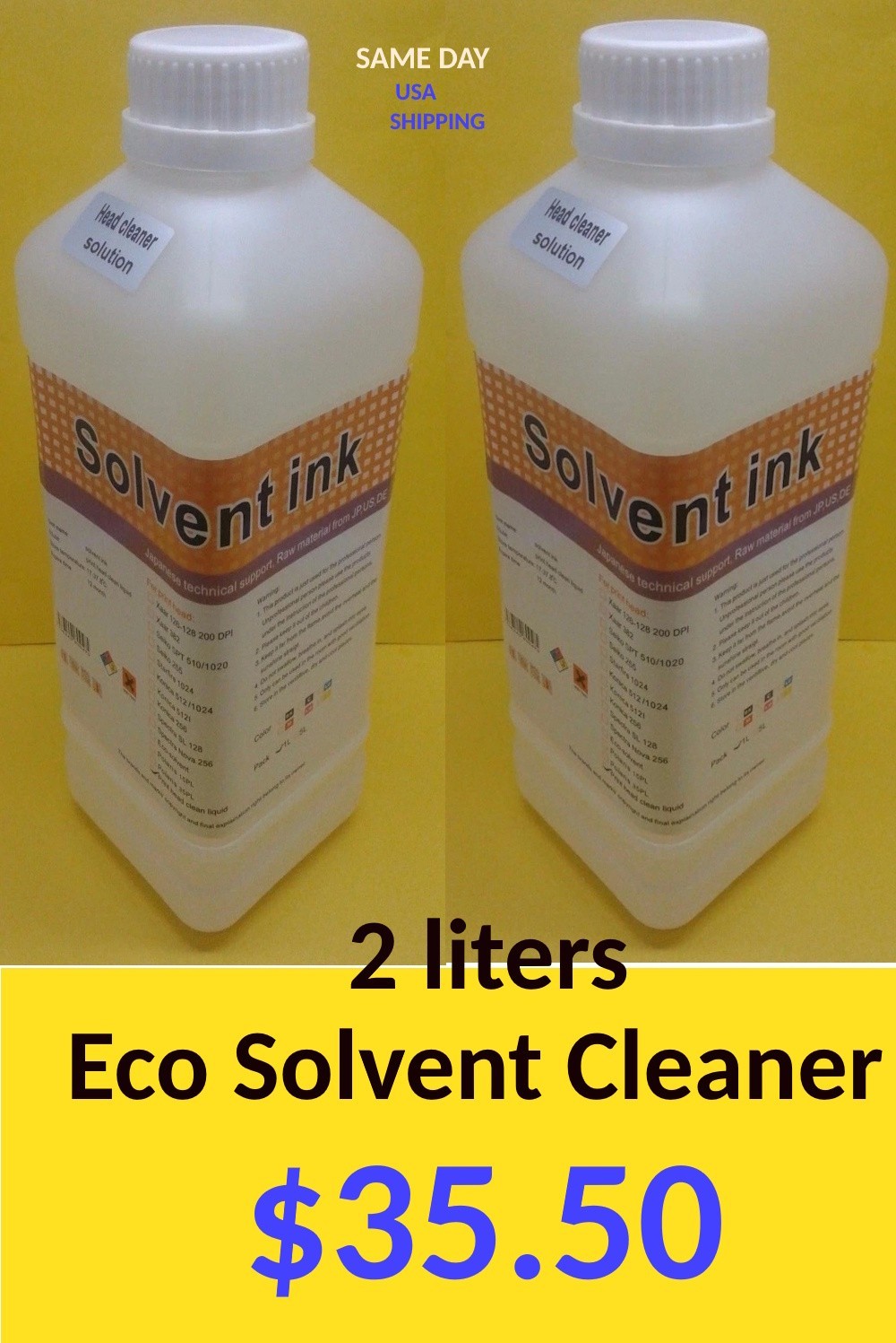 2 L  Eco Solvent Cleaner Cleaning Solution Sure Color  S7170 , S8170 , S9170