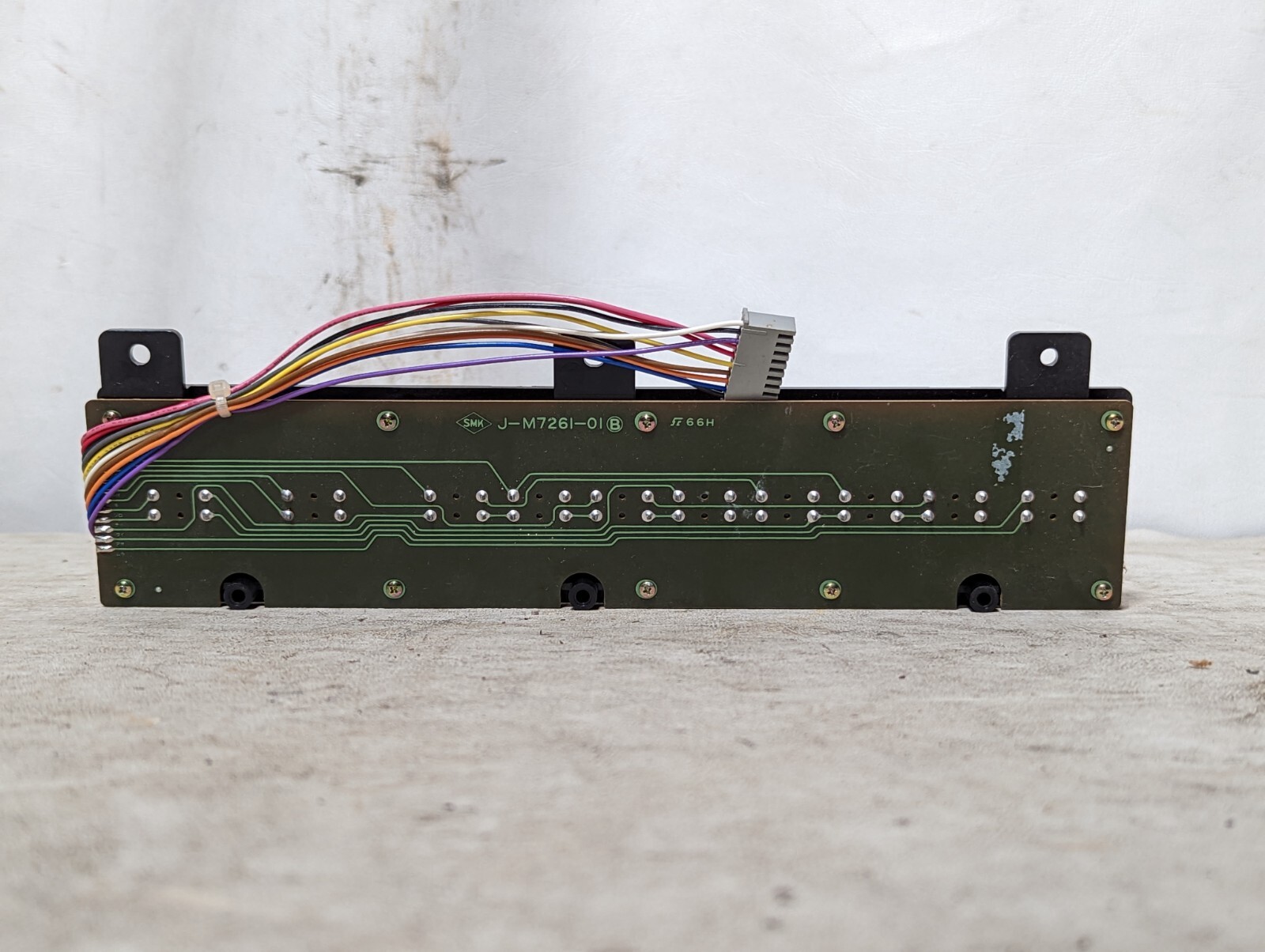 SMK J-M7261-01 control panel, power level, start, 1-6, x2, stop/reset