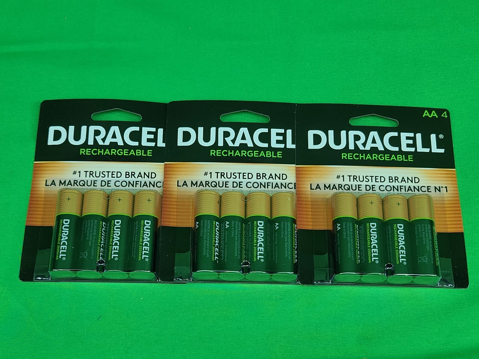 DURACELL AA NIMH Rechargeable Batteries 12PK 1.2V 2500mAh NEW DATE CODE