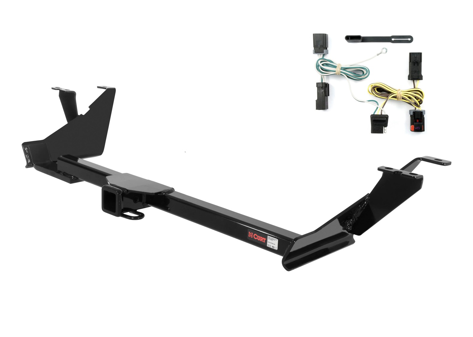 Curt Class 3 Trailer Hitch 2in Receiver And Wiring Harness Kit 13389-55537