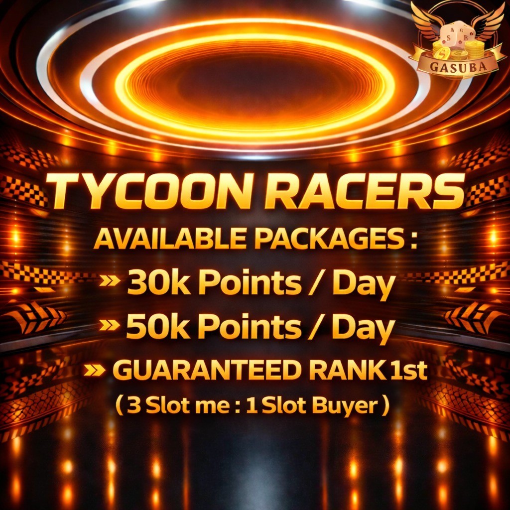 TYCOON_RACER_EVENT_TYCOON_MONO_POLY_-GO_POINTS/DAY OR GUARANTEED 1ST