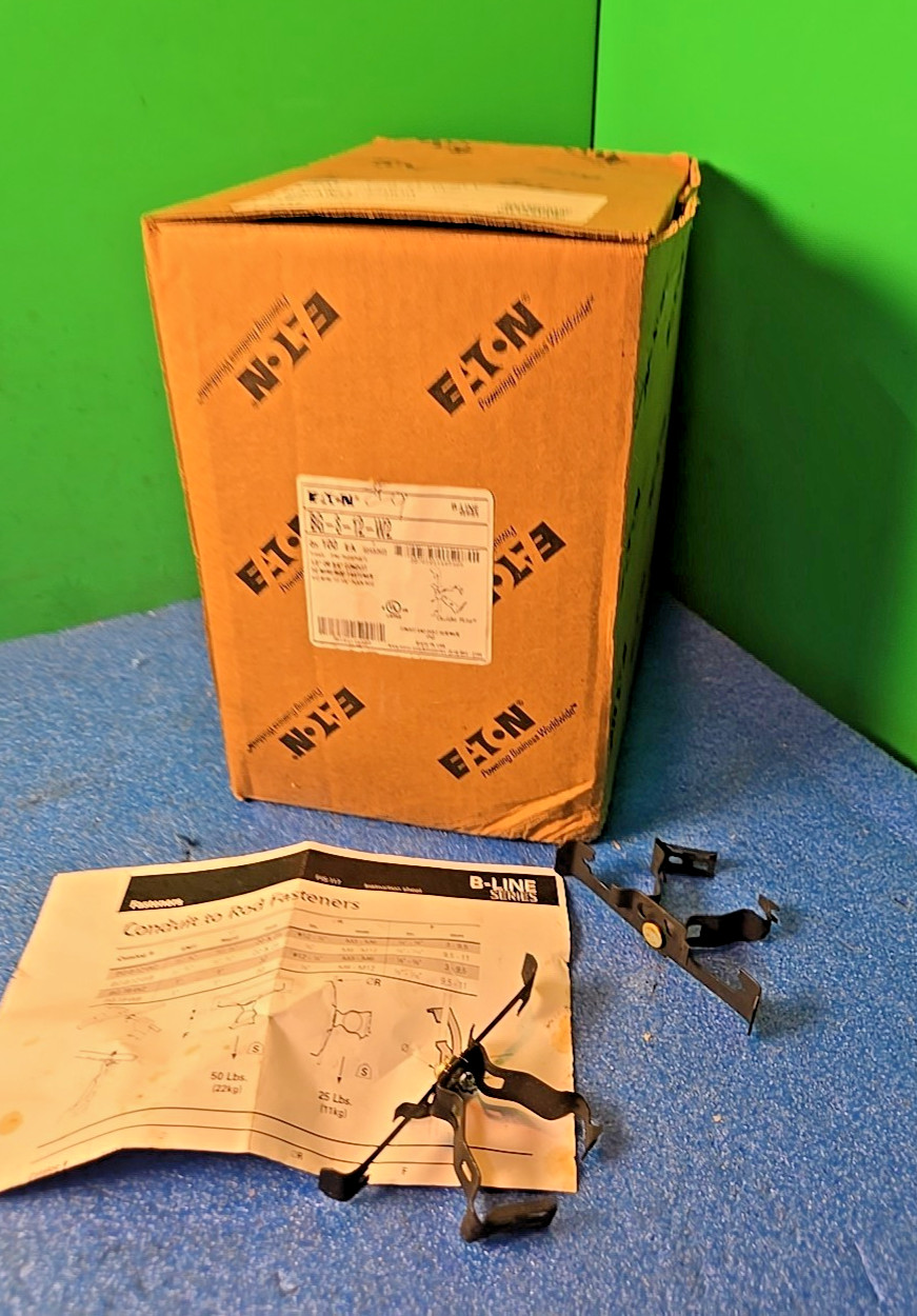 Eaton B Line BG-8-12-W2 | 1/2" or 3/4" Conduit To Wire / Rod Fastener Box Of 85