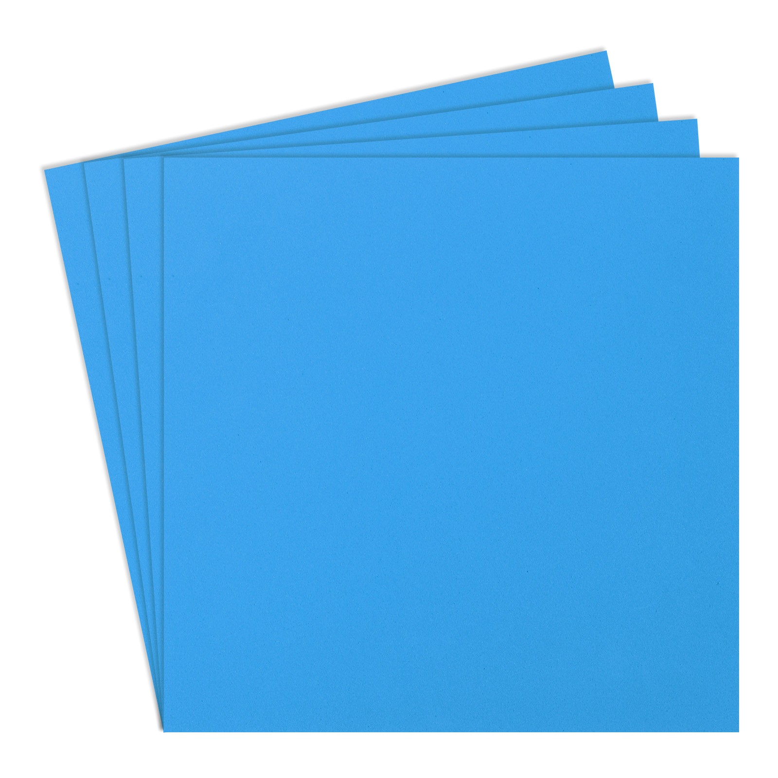 Foam Sheets Crafts Arts Foam Paper 25.4cm x 25.4cm x 3mm/ Blue / 4 Pcs
