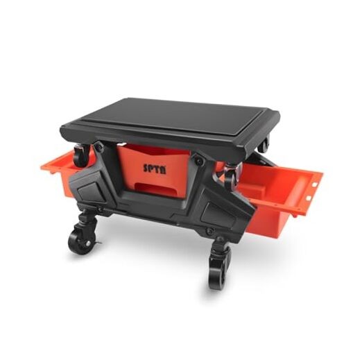 Automotive Mobile Rolling Mechanics Stool - Heavy Duty Roller Creeper Seat