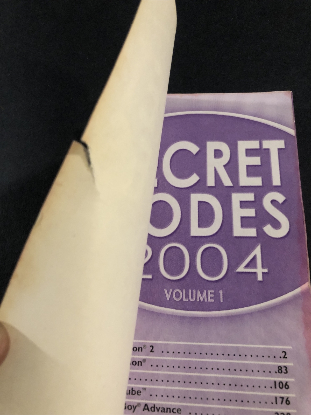 secret codes 2004 Nintendo PlayStation gamecube volume 1 book