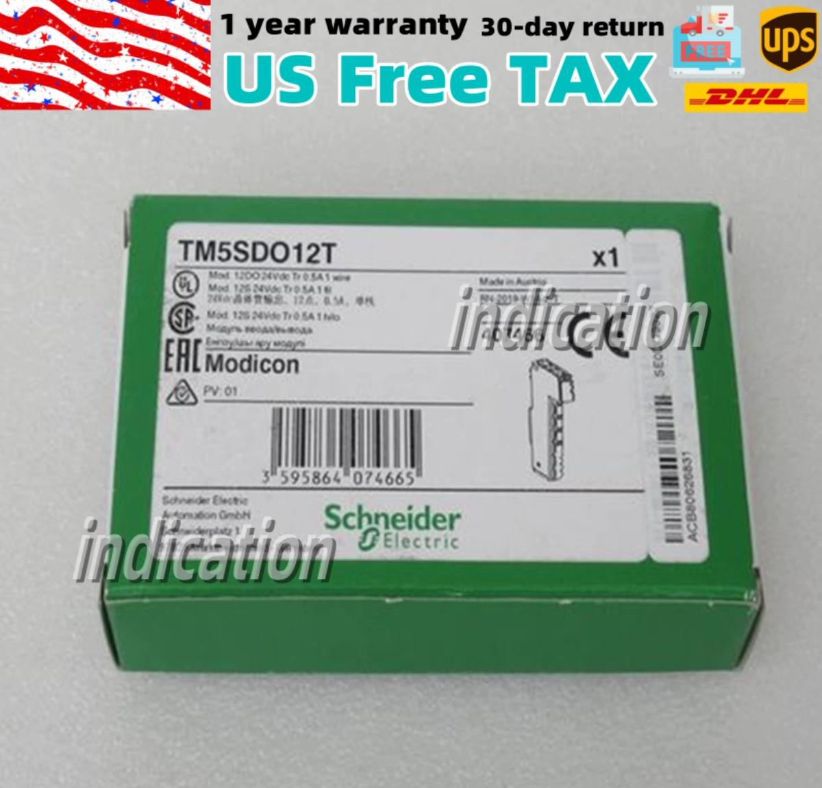 NEW SCHNEIDER TM5SDO12T Digital Output Module US Free TAX
