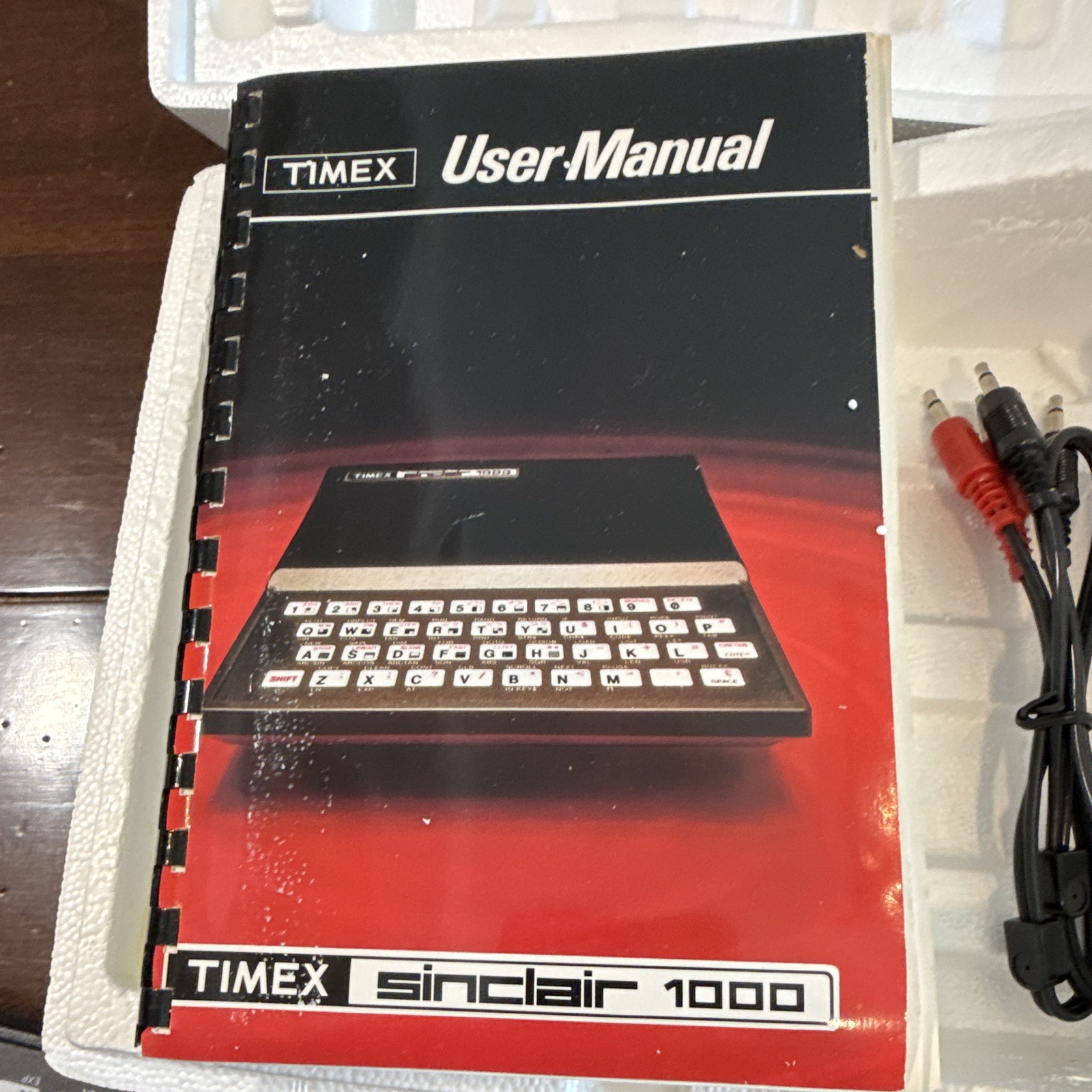 Timex Sinclair 1000 Home Computer M 330 w/ Box, User Manual & Cables