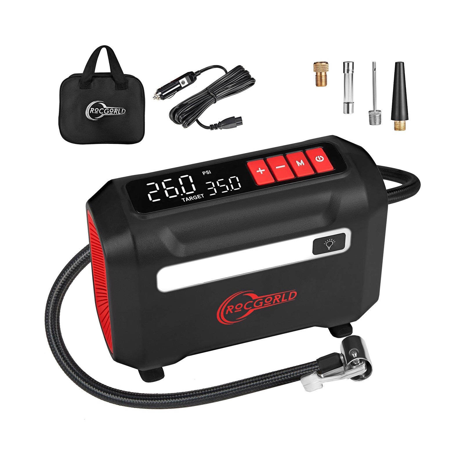 R8 Tire Inflator Portable Air Compressor, DC 12V Air Compressor Por... Fast Ship