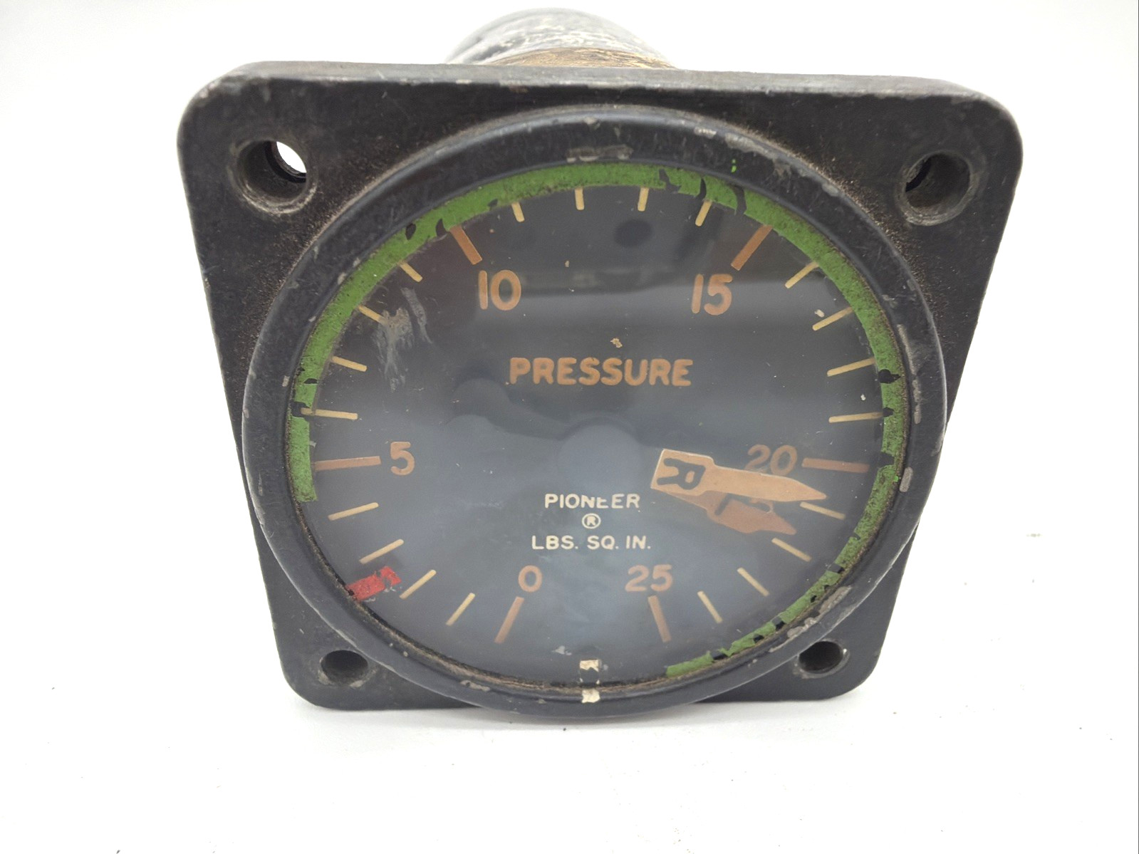 Vintage Aircraft Pioneer Pressure Gauge Model 854