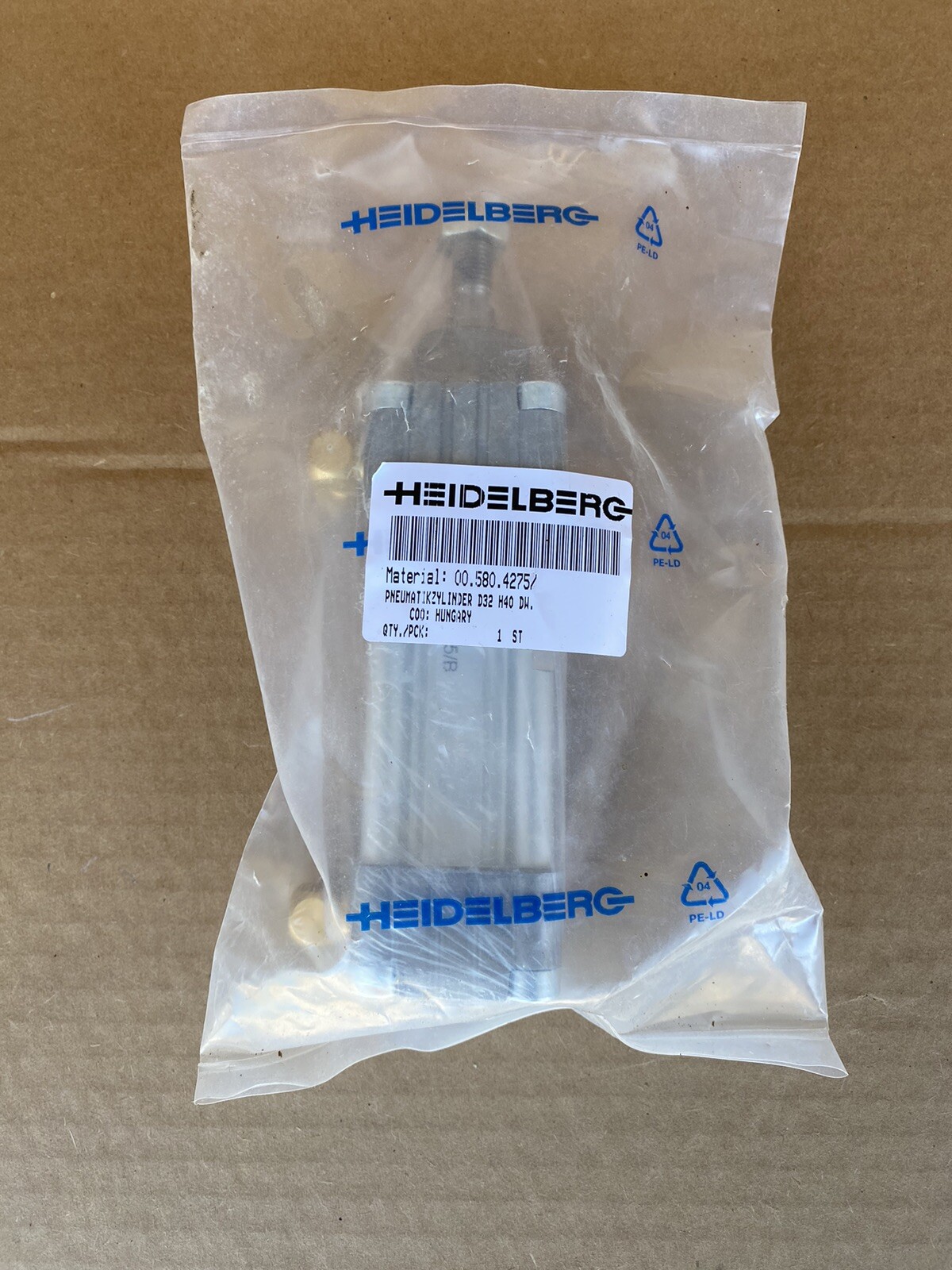 Original Heidelberg Air Cylinder 00.580.4275/ New From Germany
