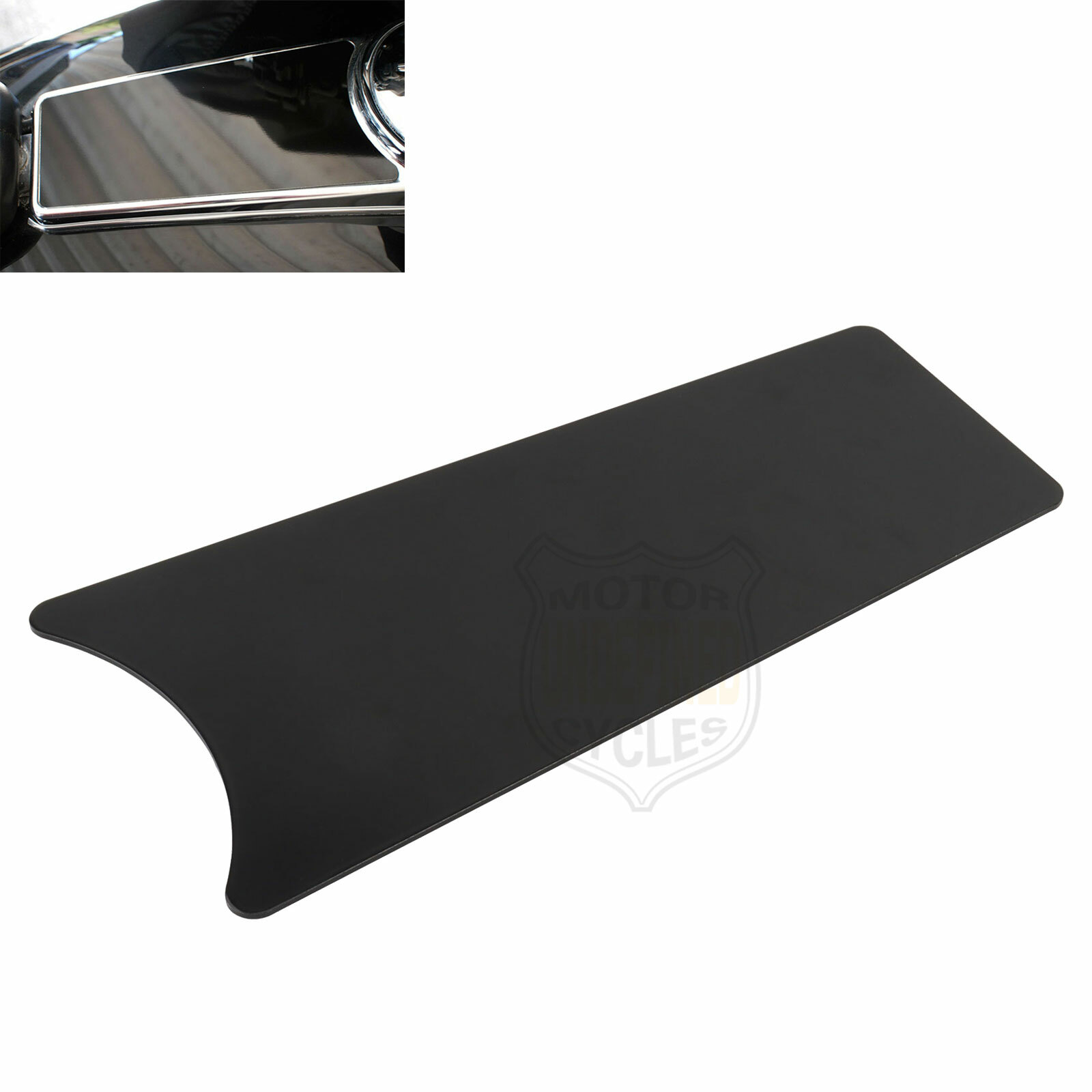 Black Aluminum Dash Insert Cover For Harley Electra Glide Tour Road Glide 87-07