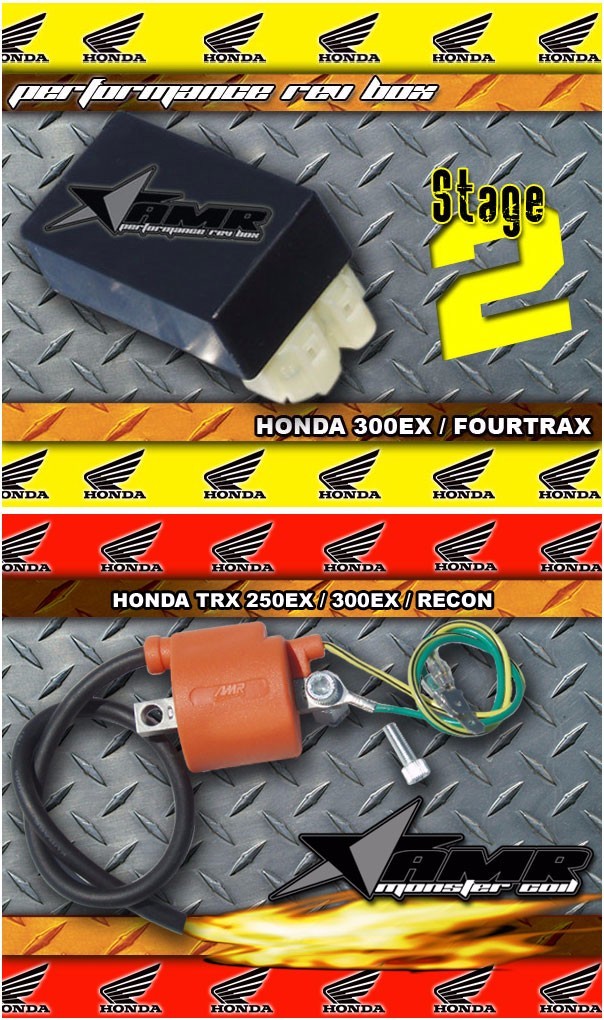AMR RACING High Performance CDI Box + Coil for Honda Fourtrax TRX 300EX All s2