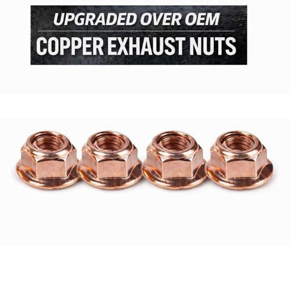 Exhaust Manifold Nuts Set Copper for Ducati Panigale (Twins)
