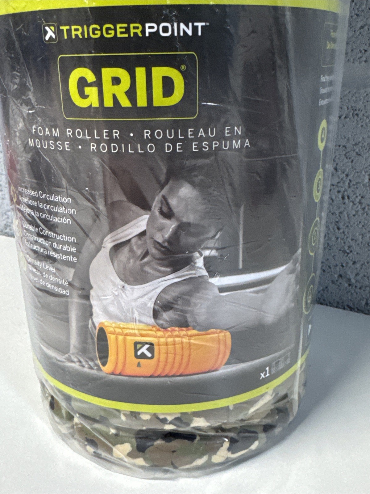 TriggerPoint GRID 1.0 Foam Roller Camo 13" New Sealed