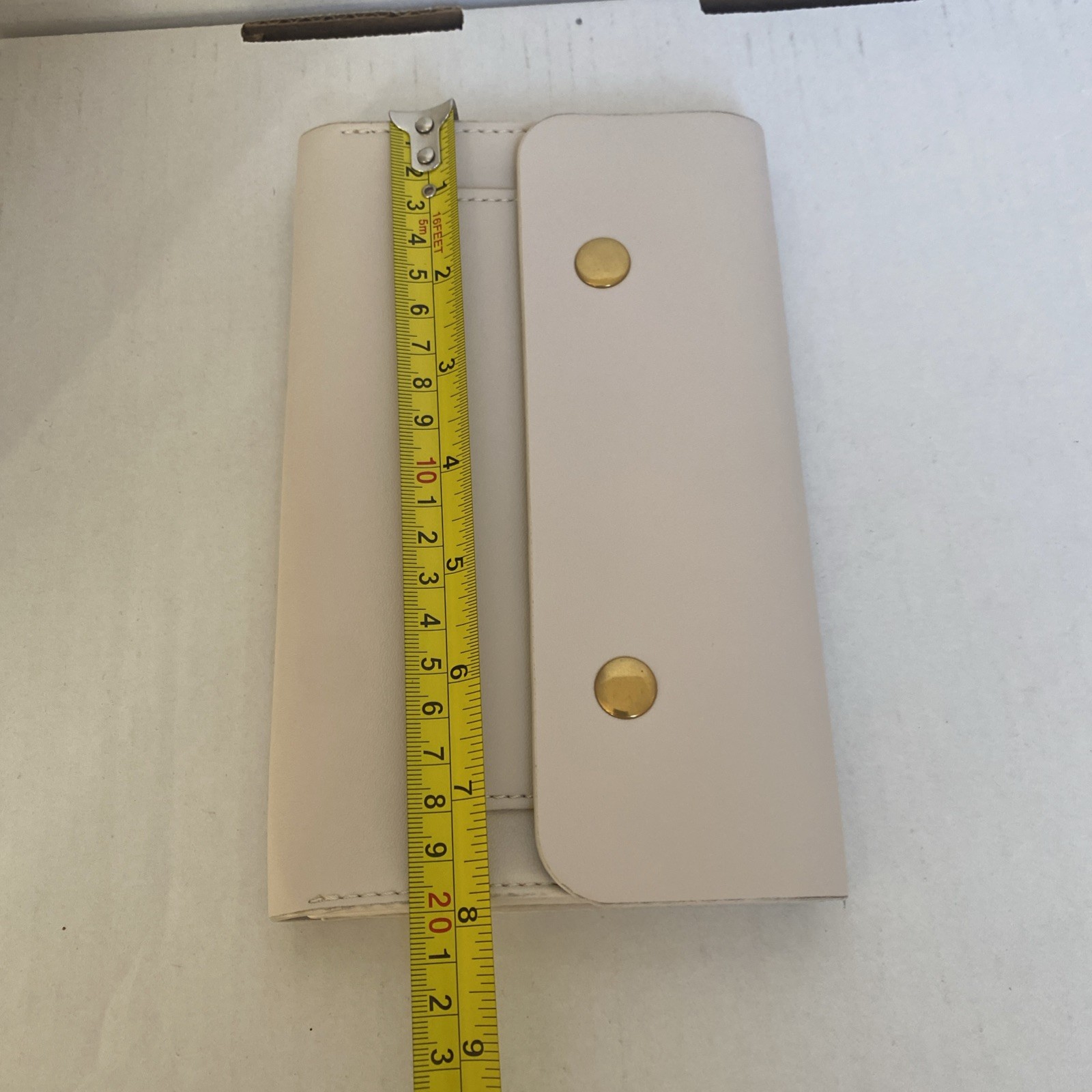 Beige Wallet Leather Organizer